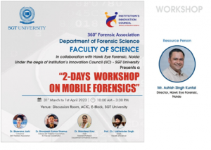 Read more about the article Two days workshop on “MOBILE FORENSICS”
